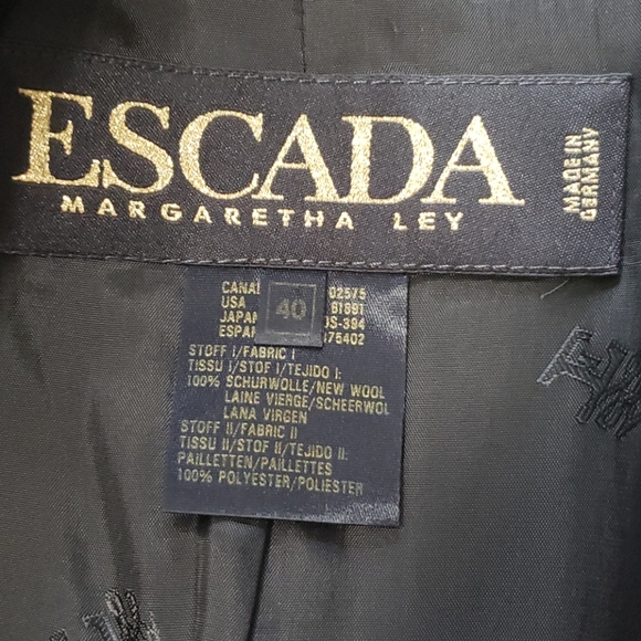 TODAY⚡️ESCADA MARGARETHA LEY DESIGNER VNECK SZ 40 - Picture 7 of 11